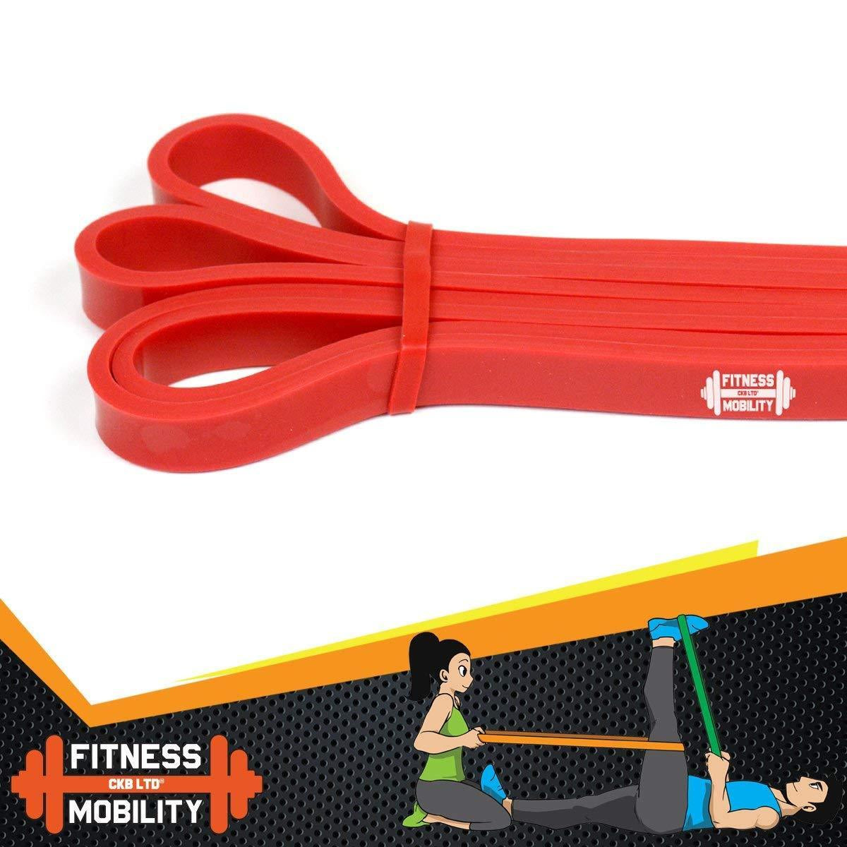 Resistance Bands Heavy Duty Exercise Latex Loop Fitness Home Yoga Gym Pull up UK